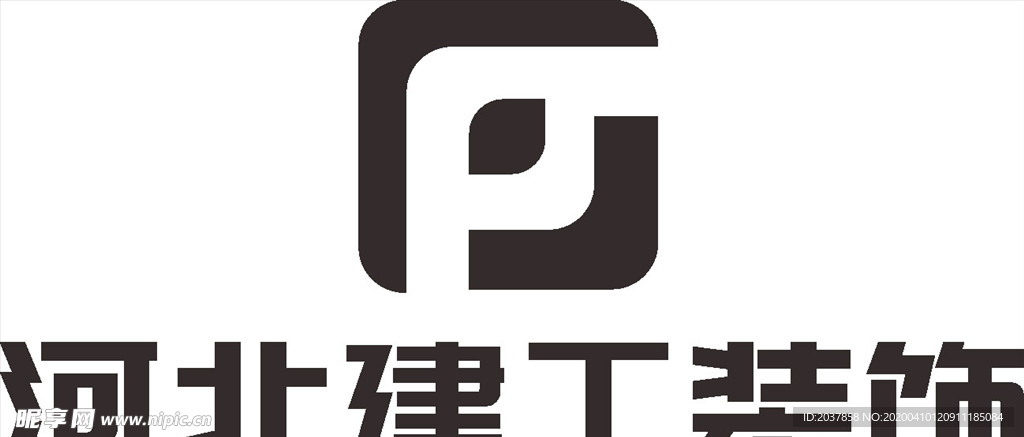 河北建工装饰 LOGO 标志