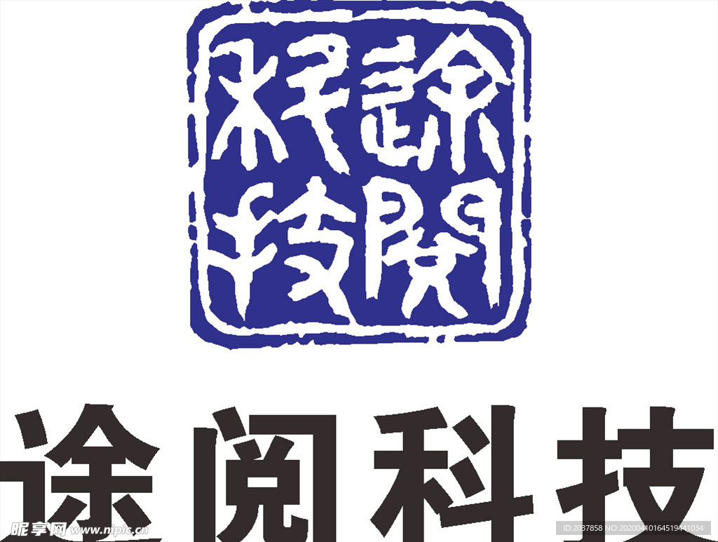 途阅科技 LOGO 标志 商标