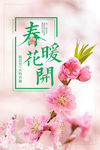 春暖花开春季桃花朵朵