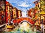 精美风景油画图案