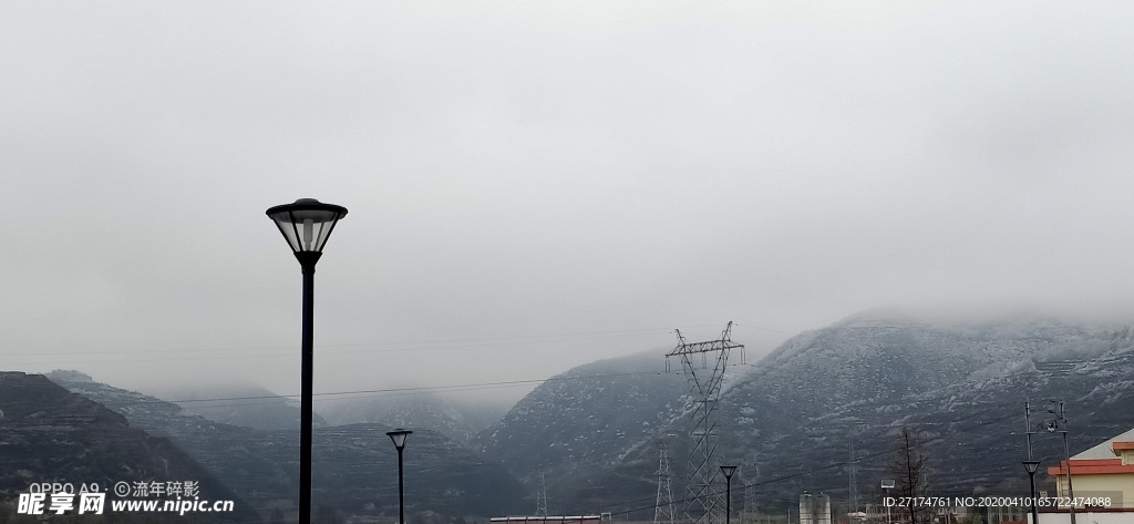 麦地 阴天 高山 山丘 草地