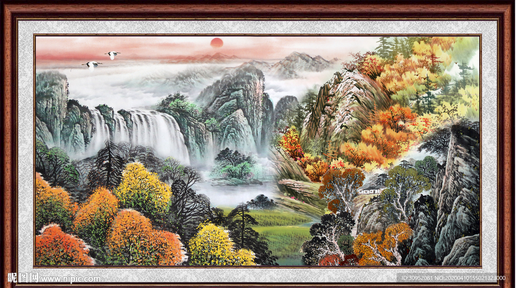 聚宝盆山水