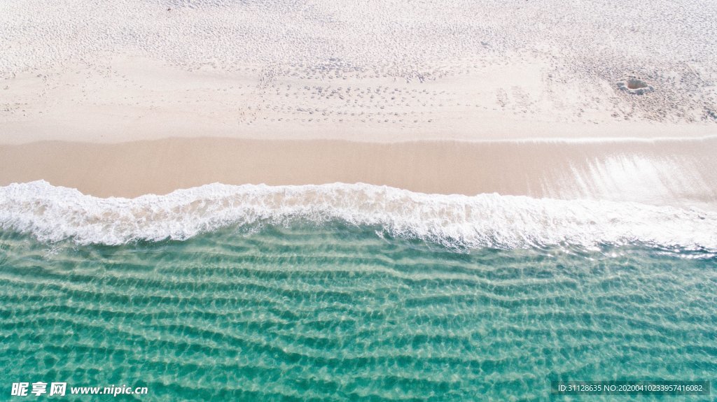 沙滩海水