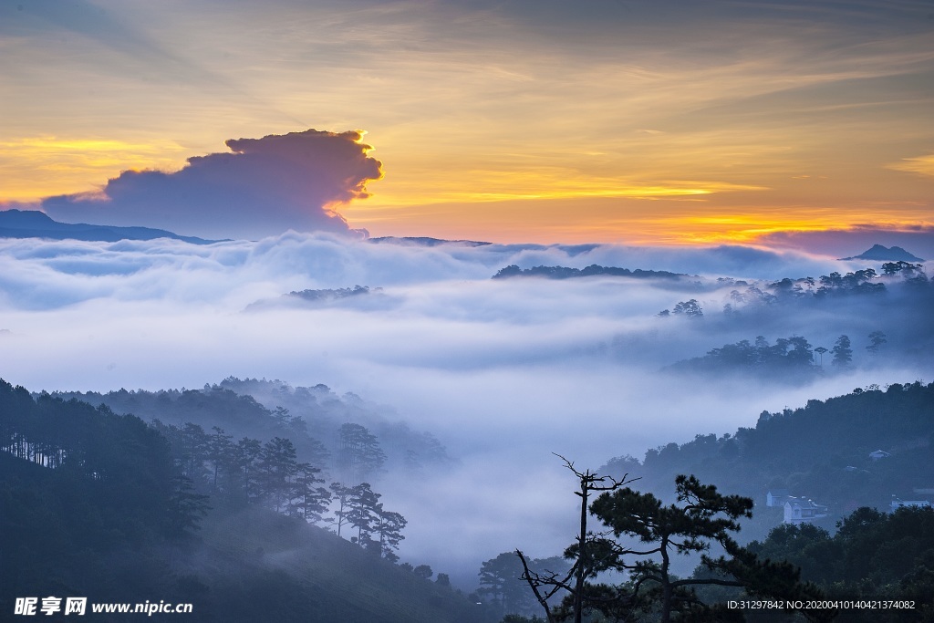 山间云海景观