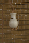竹帘拉绳处挂件
