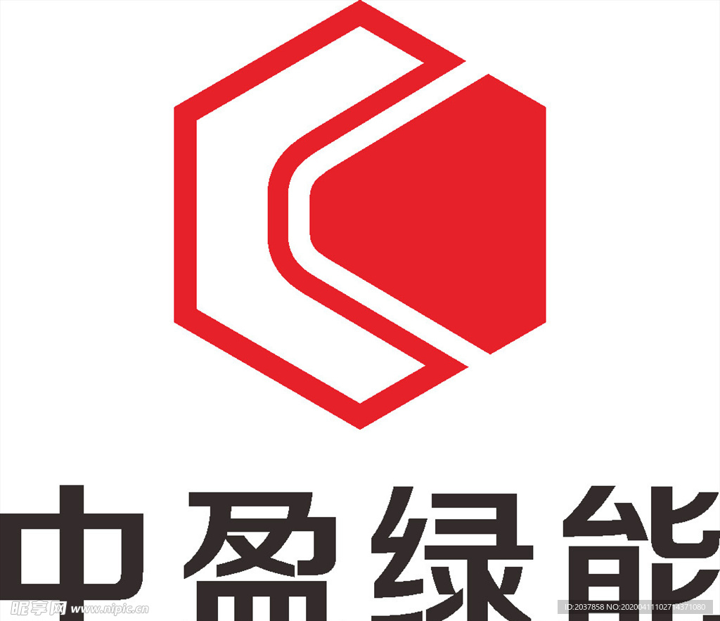 中盈绿能 LOGO 标志 商标