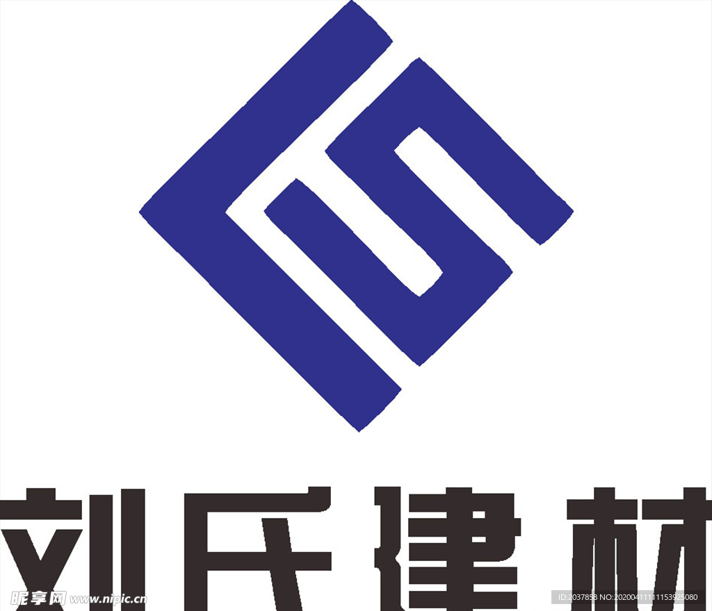 刘氏建材 LOGO 标志 商标