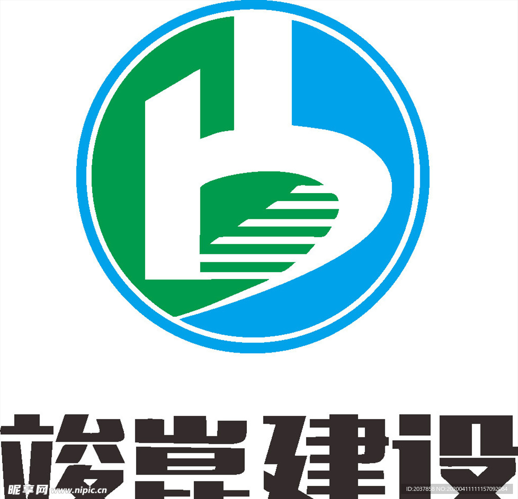竣昆建设 LOGO 标志 商标