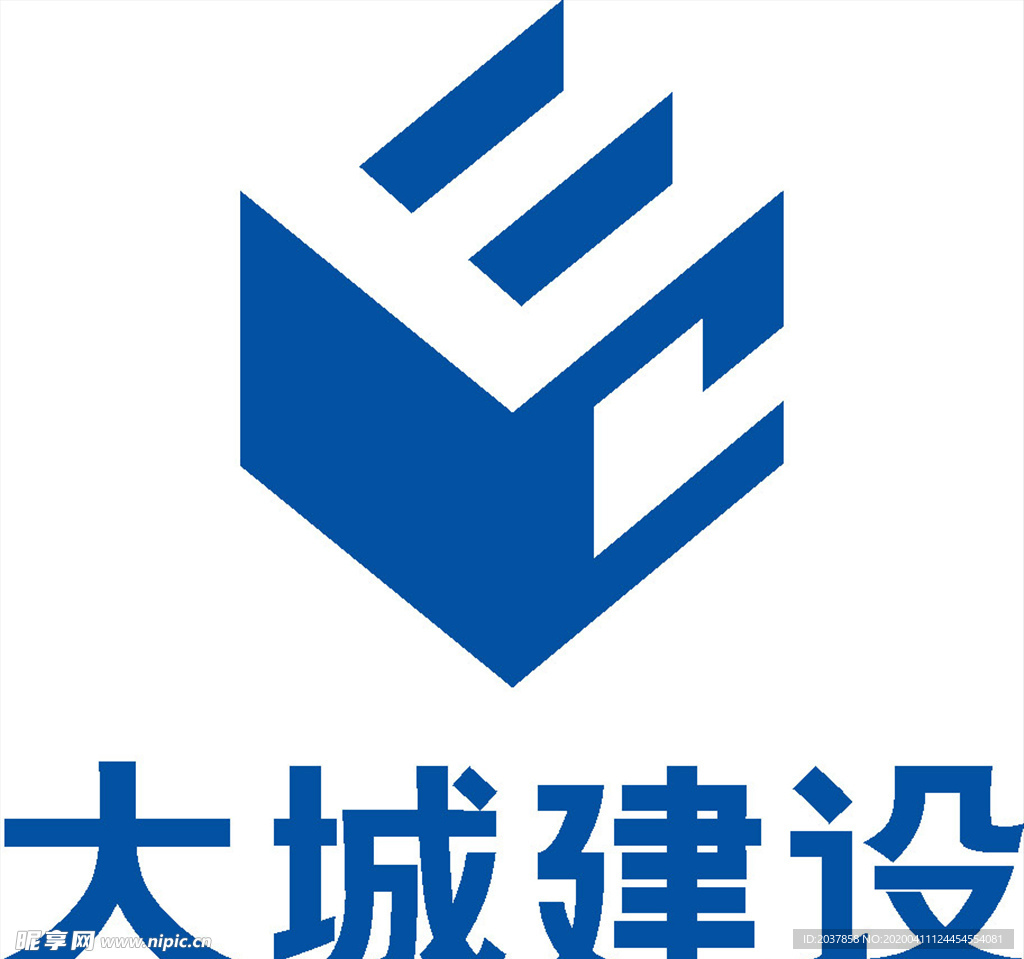 大城建设 LOGO 标志 商标