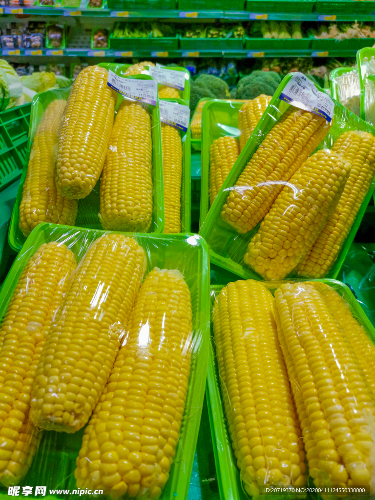 超市里的玉米