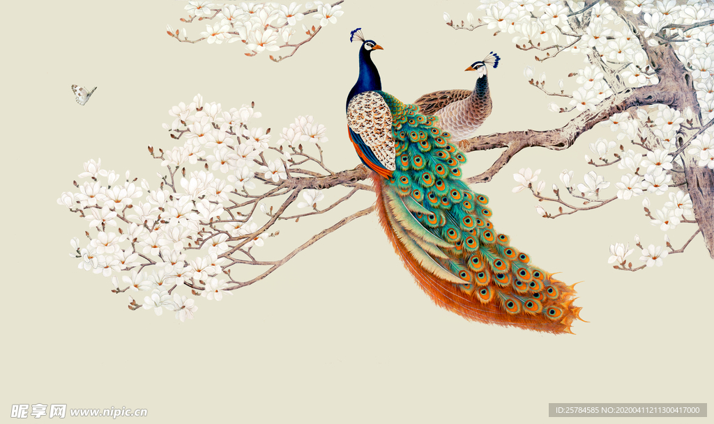 工笔花鸟