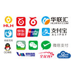 支付宝微信QQ蚂蚁花呗等图标