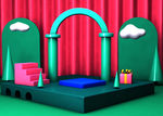 C4D立体展示场景元素