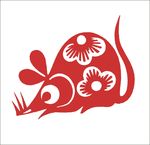 剪纸老鼠
