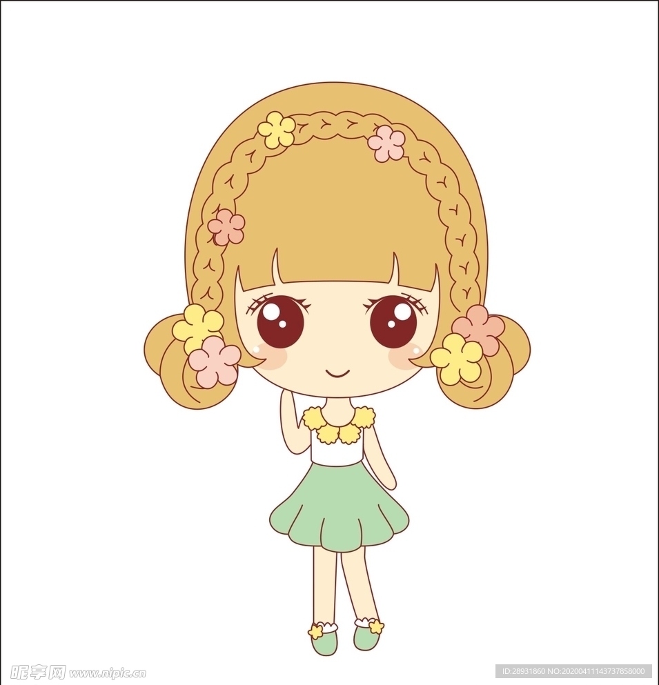卡通女孩