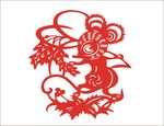 剪纸老鼠
