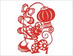 剪纸老鼠