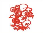 剪纸老鼠