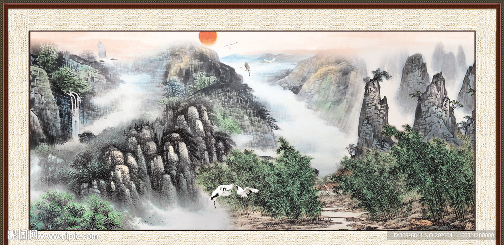国画山水
