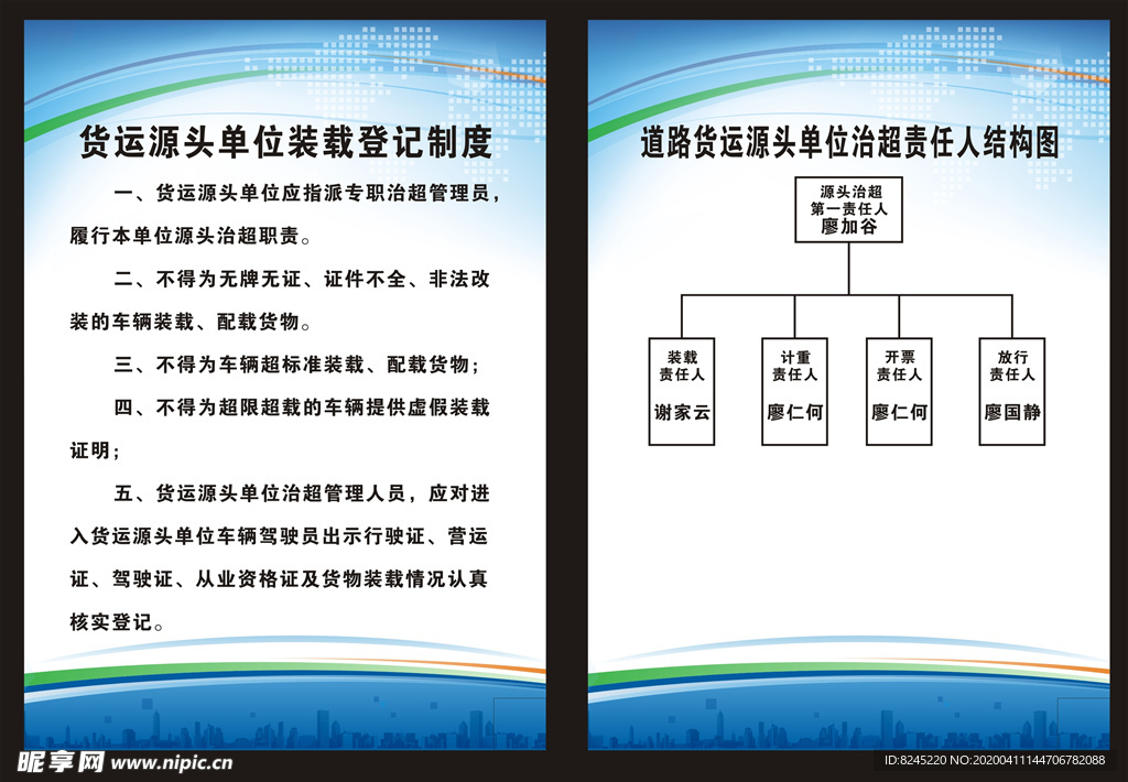 货运源头单位装载登记制度