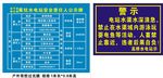 水电站安全责任人公示牌