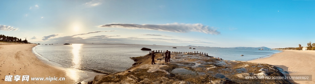 厦门黄厝海滩日出