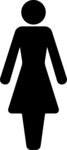 女生女性标识图标