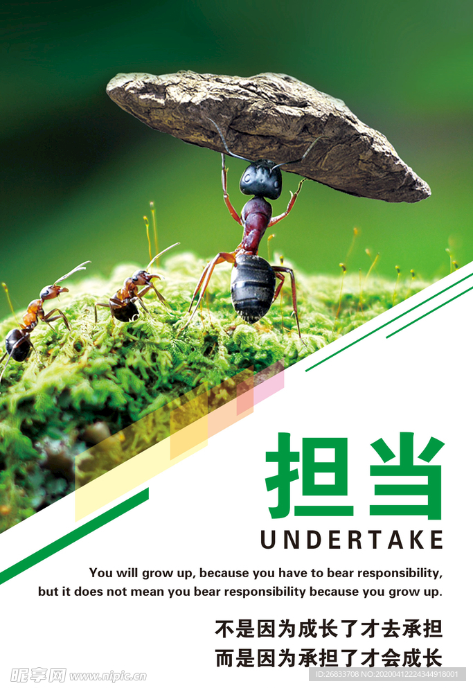 公司企业文化担当展板