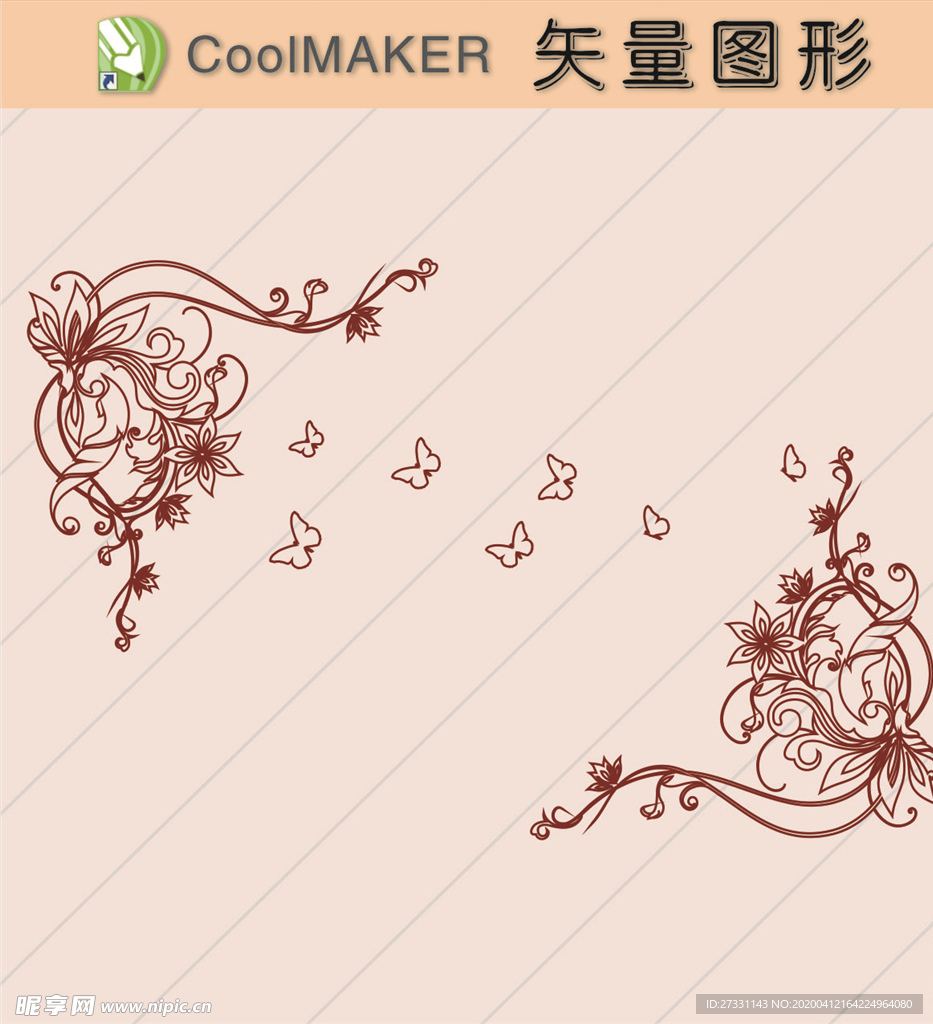 传统剪纸 传统壁纸 传统装饰