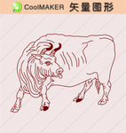 动物剪纸 简洁手绘 手绘画