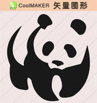 动物剪纸 简洁手绘 手绘画