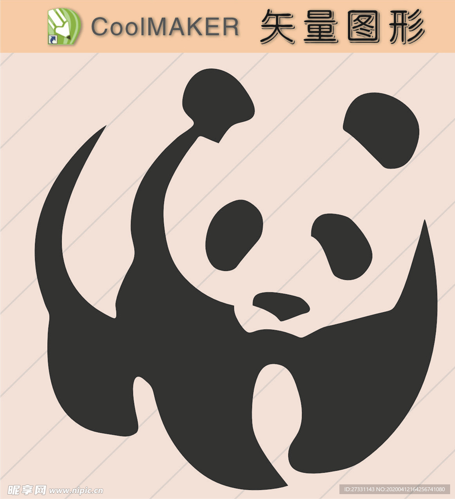 动物剪纸 简洁手绘 手绘画