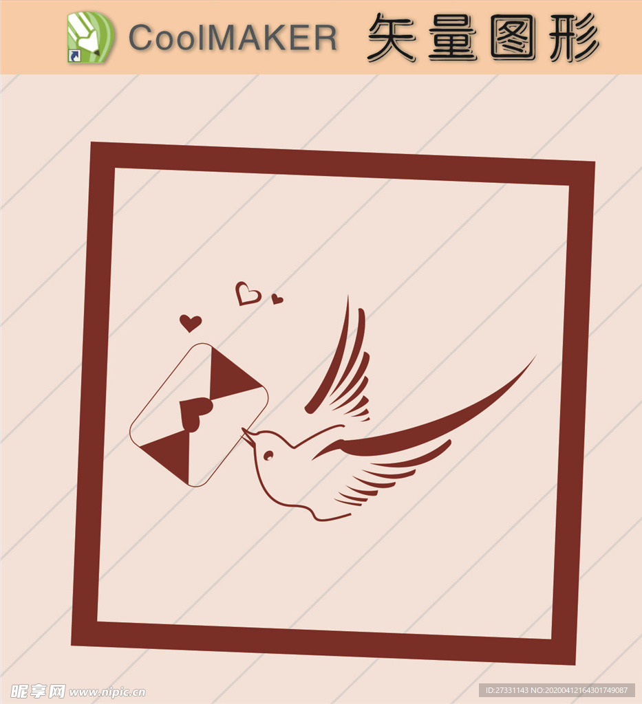 动物剪纸 简洁手绘 手绘画