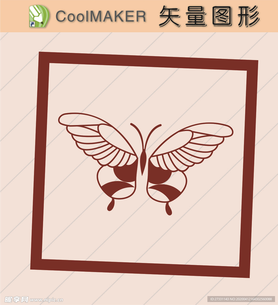 动物剪纸 简洁手绘 手绘画