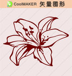 花草剪纸 花草壁纸 简洁手绘