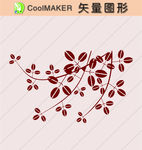 花草剪纸 花草壁纸 简洁手绘