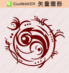 花草剪纸 花草壁纸 简洁手绘