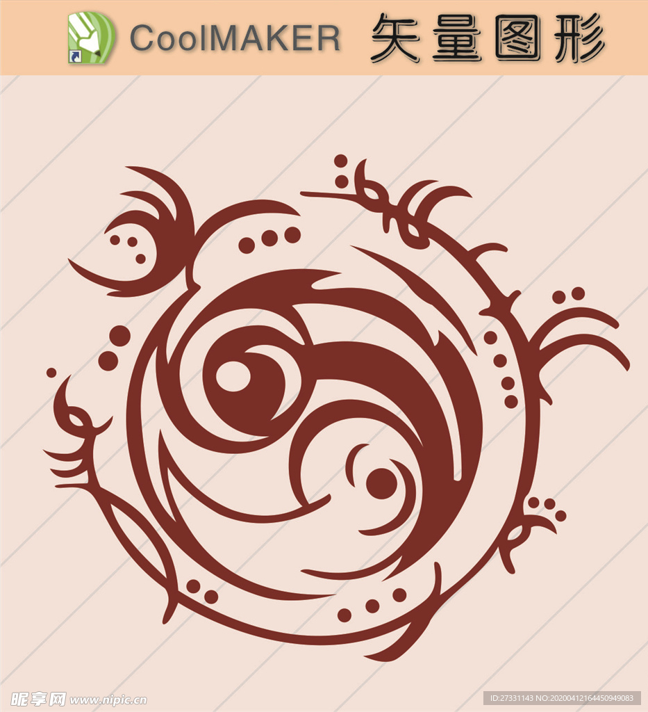 花草剪纸 花草壁纸 简洁手绘