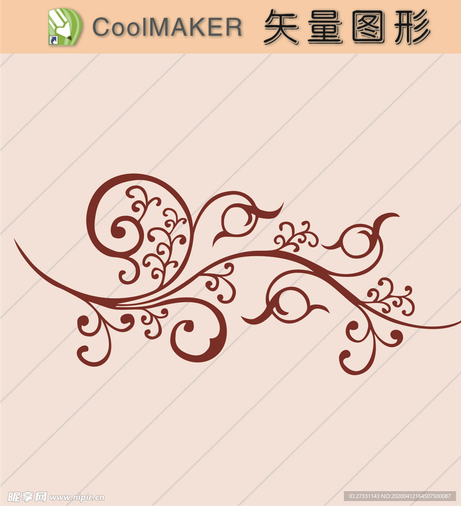 花草剪纸 花草壁纸 简洁手绘
