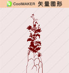 剪纸 壁纸 传统装饰 传统花纹