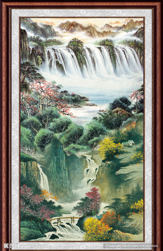 聚宝盆山水