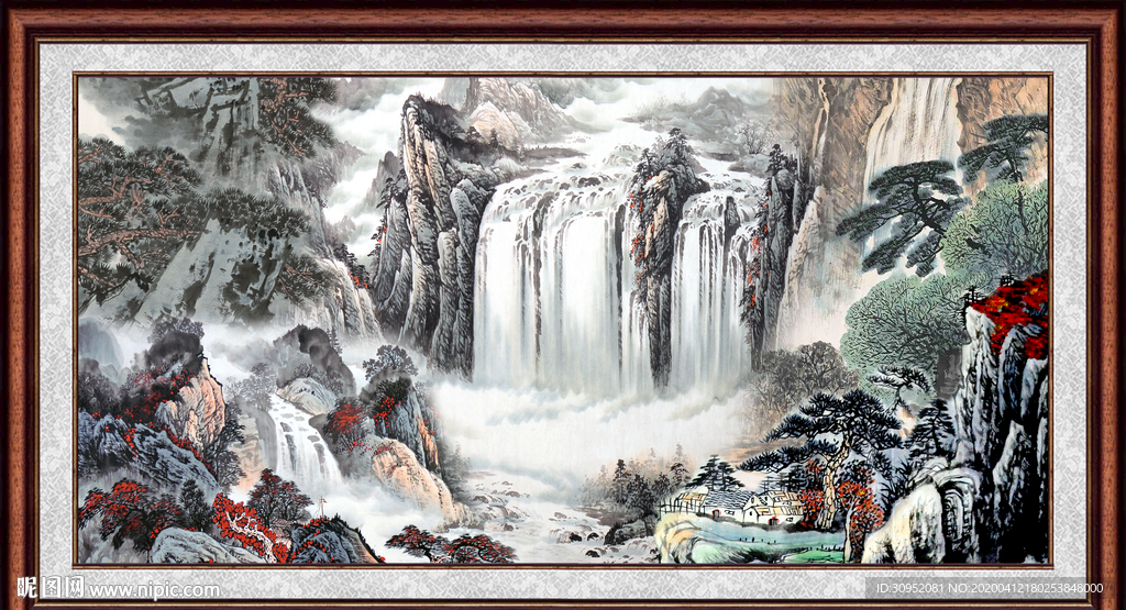 聚宝盆山水