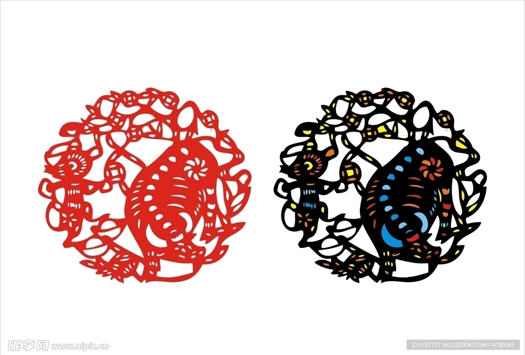 牛剪纸