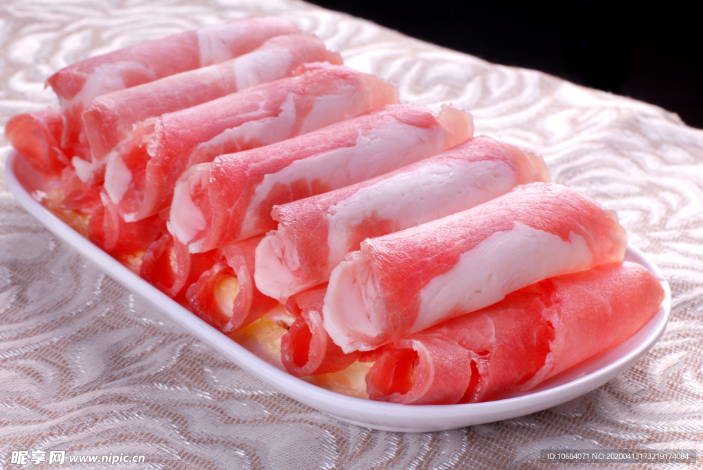 精品火锅肥牛羊肉食材