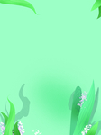 卡通绿色植物背景