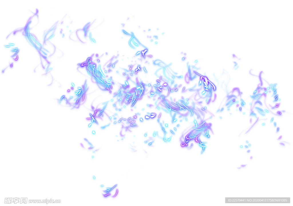 魔幻炫光绚丽彩色光晕高清免抠