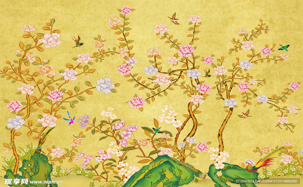 工笔花鸟