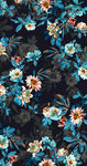 蓝色鲜花