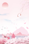 桃花背景