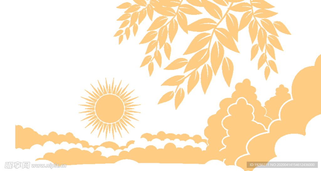 落叶太阳
